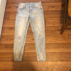 Brand: Rue21 Size: 4 Color: Faded/washed Style: Mid-Rise Ankle Jeggings